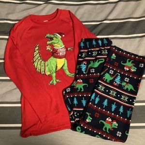 “Tree Rex” Boys Christmas PJ
